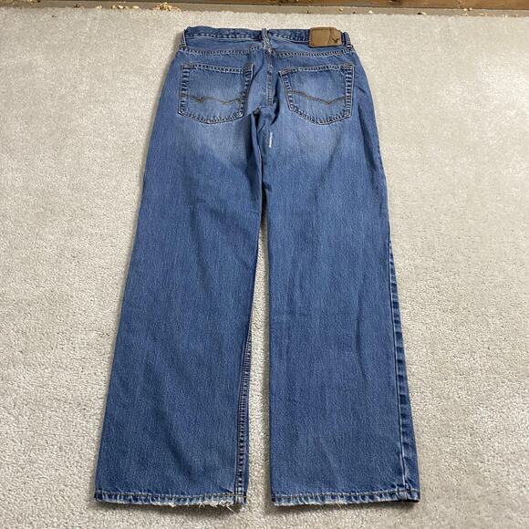 American Eagle Outfitters Other - Vintage Y2K American Eagle Jeans Mens 29x32* Blue Low Loose Straight Denim